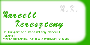marcell kereszteny business card