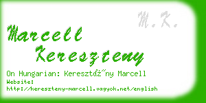 marcell kereszteny business card